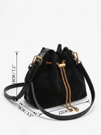 Sac Seau Femme Suédine à Cordon Chaîne
