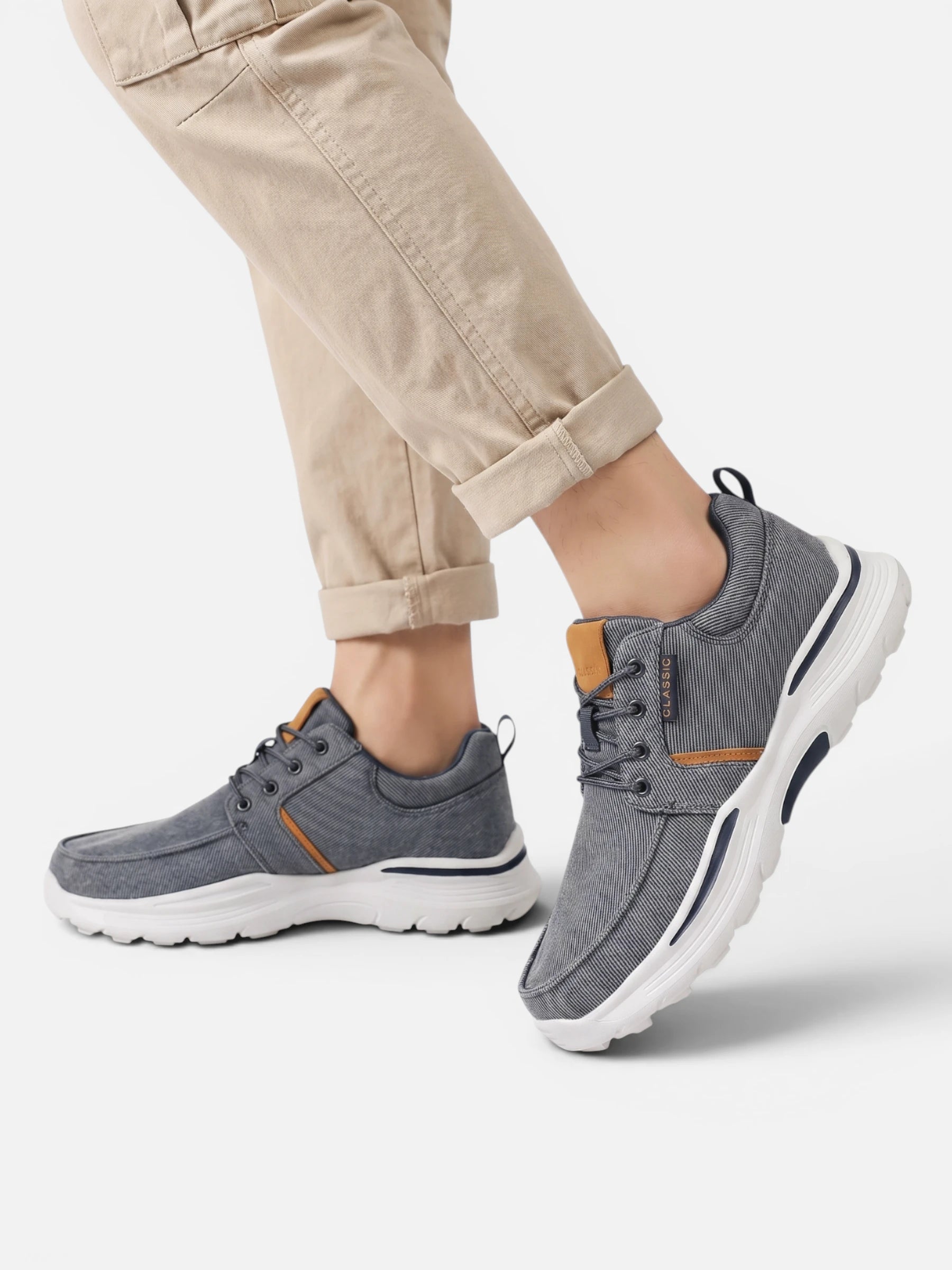 Chaussure de marche homme – confort amorti et style décontracté