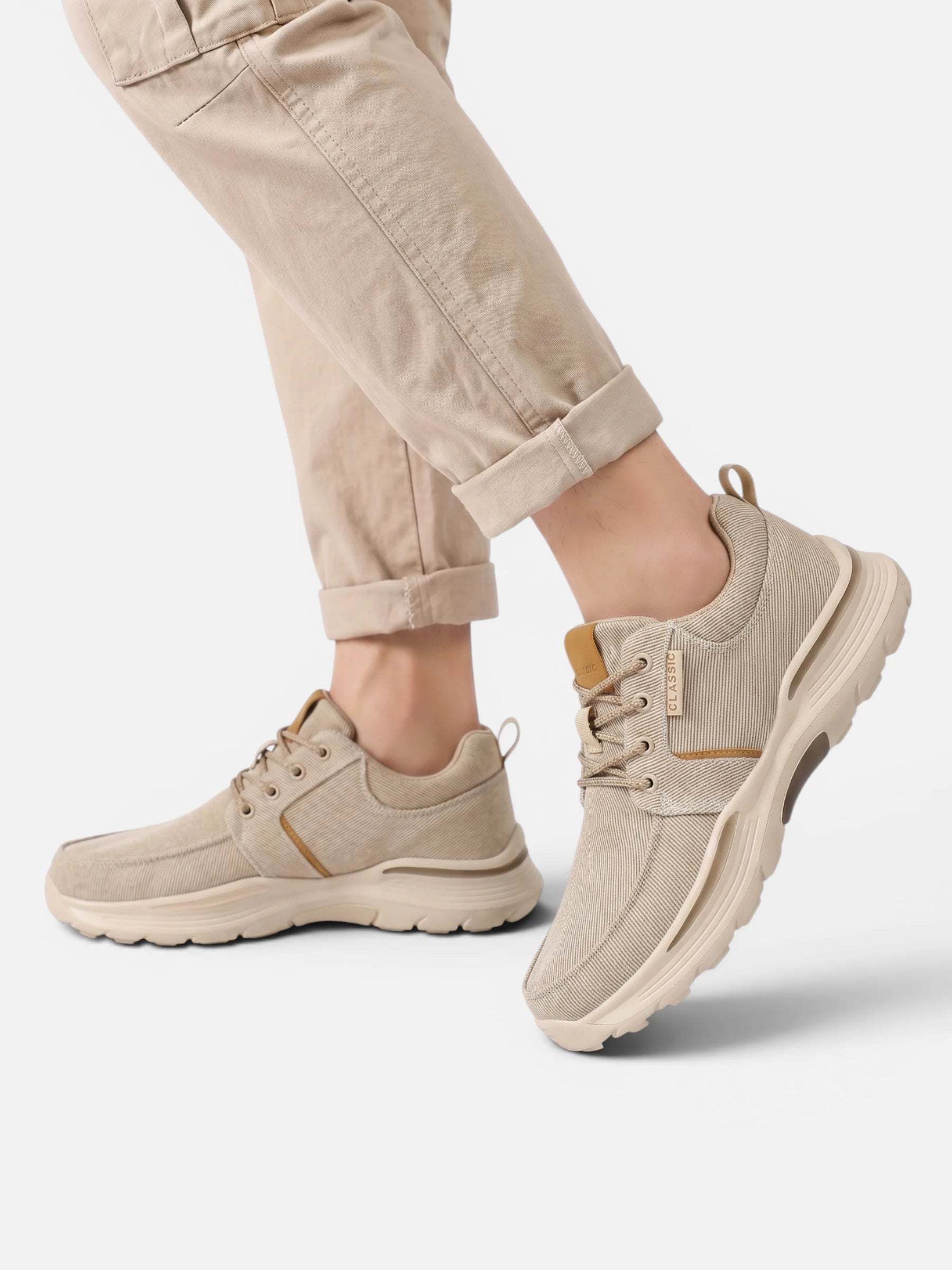 Chaussure de marche homme – confort amorti et style décontracté