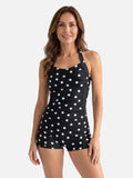 Maillot de Bain Femme Style Vintage Pois