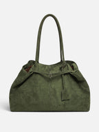 Sac Cabas Femme Effet Daim À Boucle