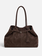 Sac Cabas Femme Effet Daim À Boucle