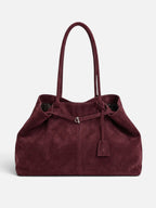 Sac Cabas Femme Effet Daim À Boucle
