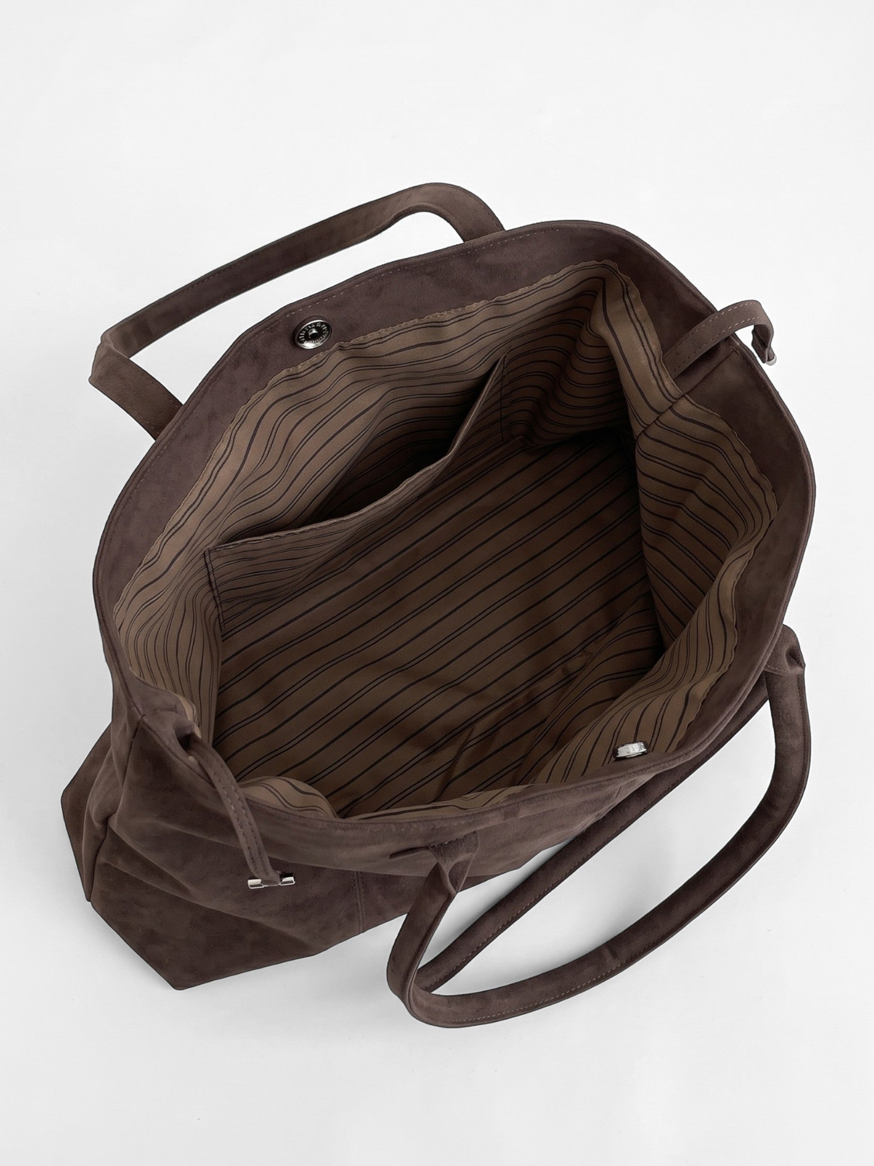 Sac Cabas Femme Effet Daim À Boucle