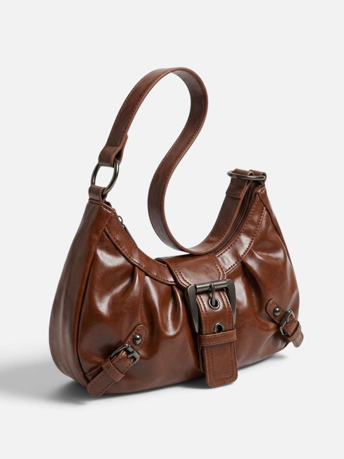Sac Porté Épaule Femme Cuir à Boucle