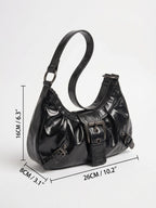 Sac Porté Épaule Femme Cuir à Boucle