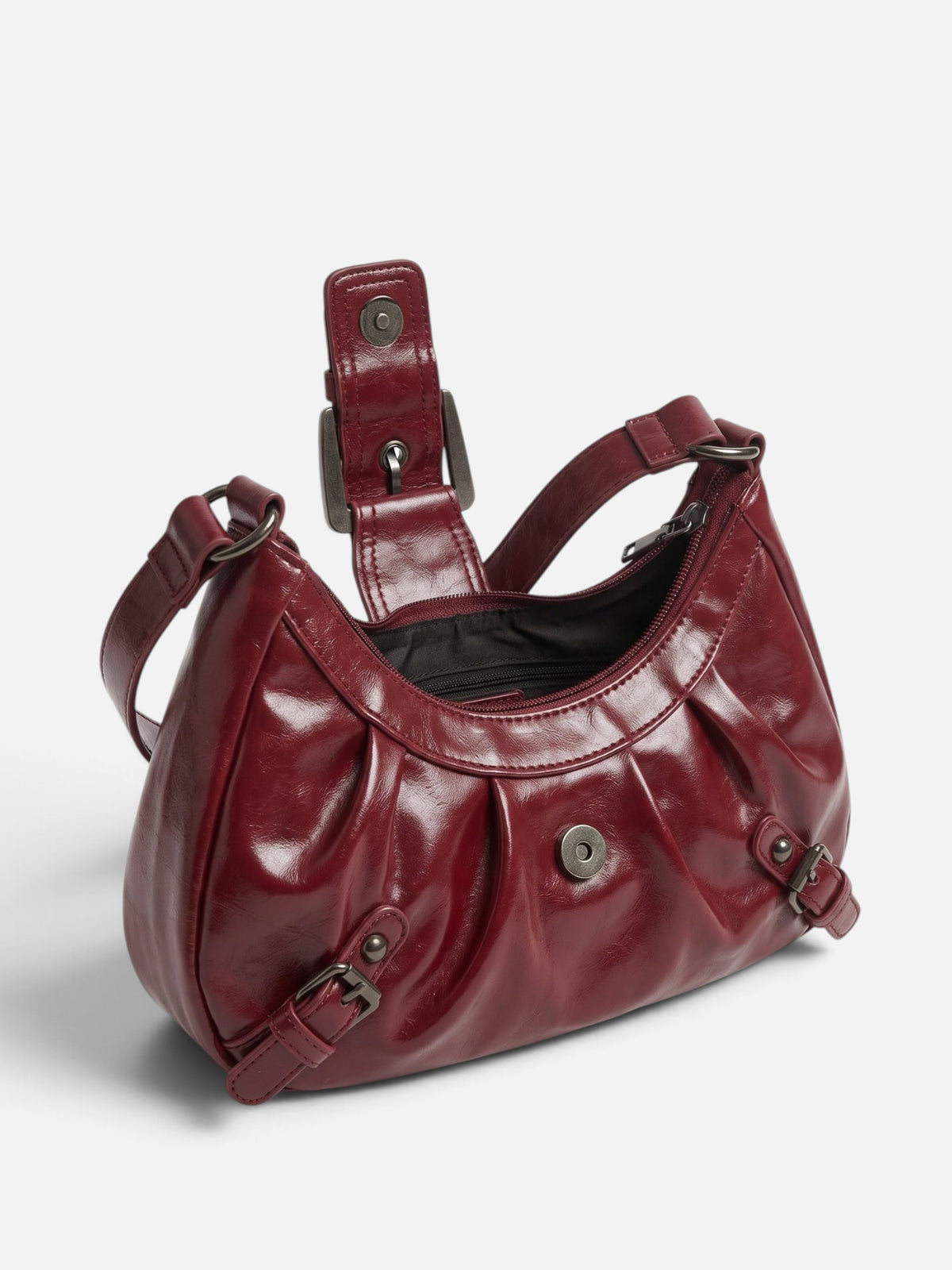 Sac Porté Épaule Femme Cuir à Boucle
