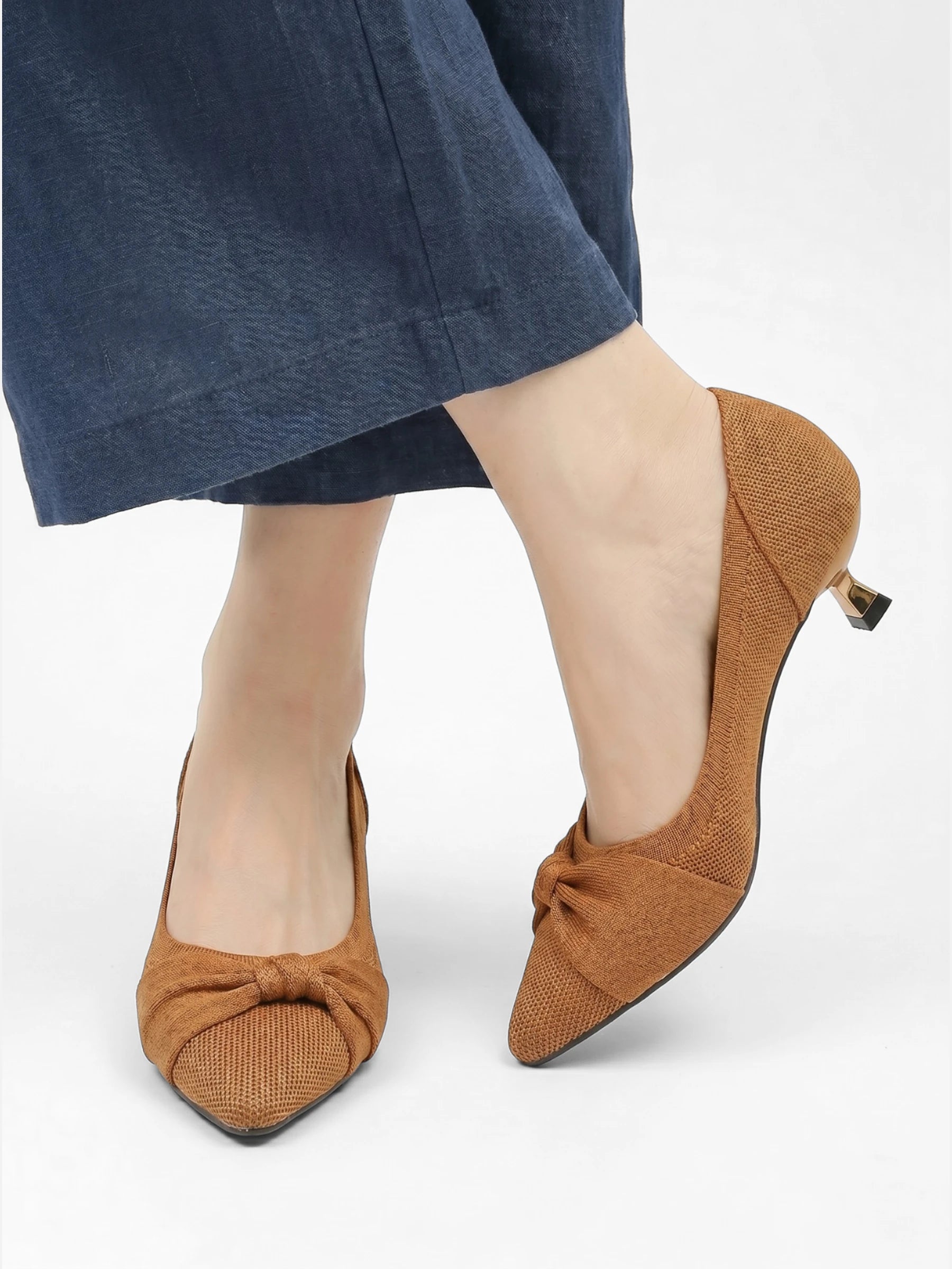 Escarpins Femme Kitten Heel Bout Pointu