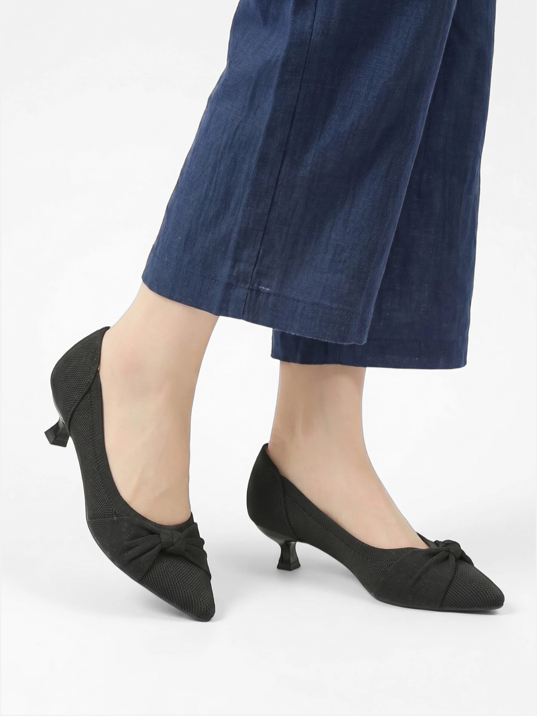 Escarpins Femme Kitten Heel Bout Pointu