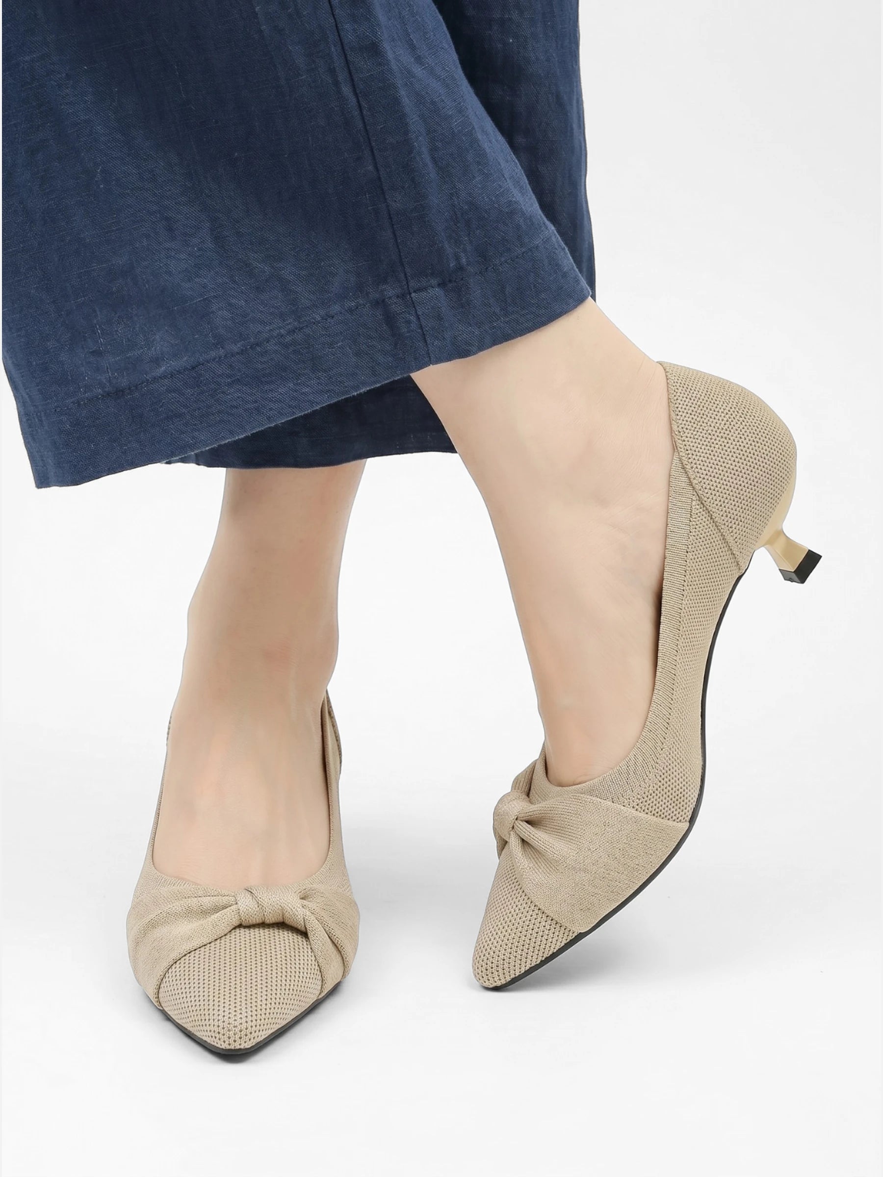 Escarpins Femme Kitten Heel Bout Pointu