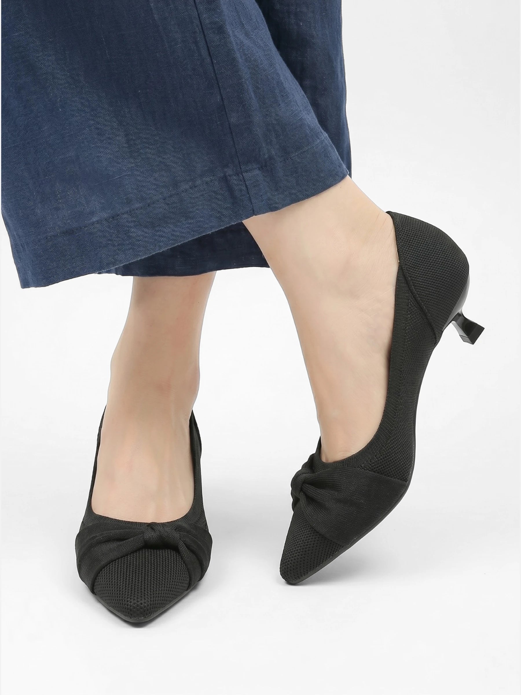 Escarpins Femme Kitten Heel Bout Pointu