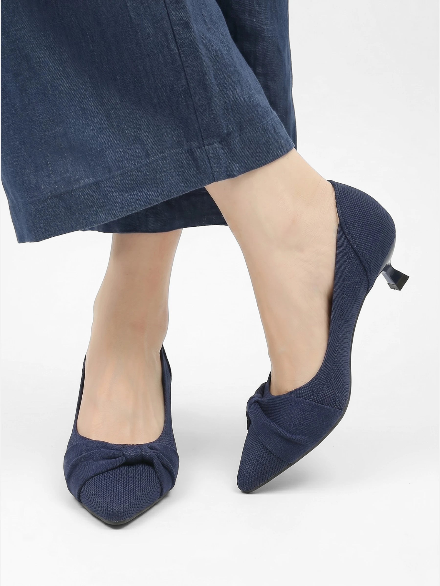 Escarpins Femme Kitten Heel Bout Pointu