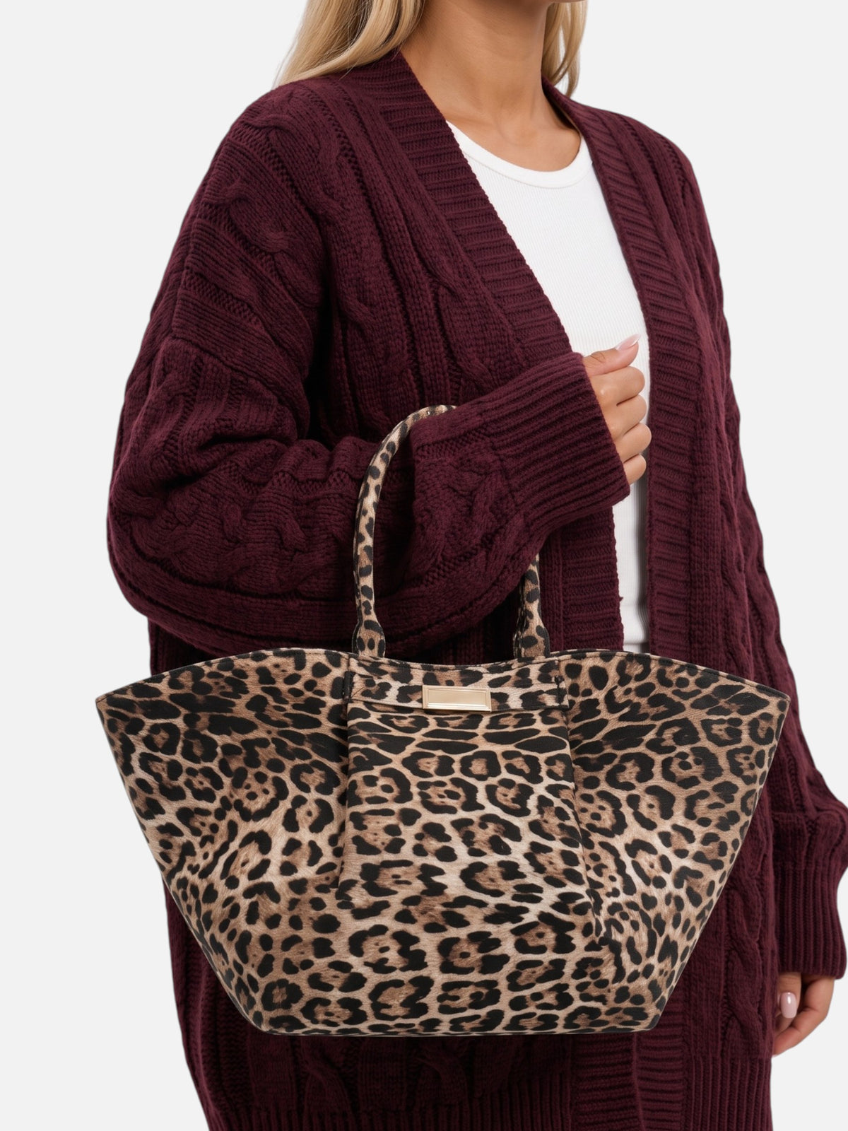 Sac Cabas Femme Imprimé Léopard
