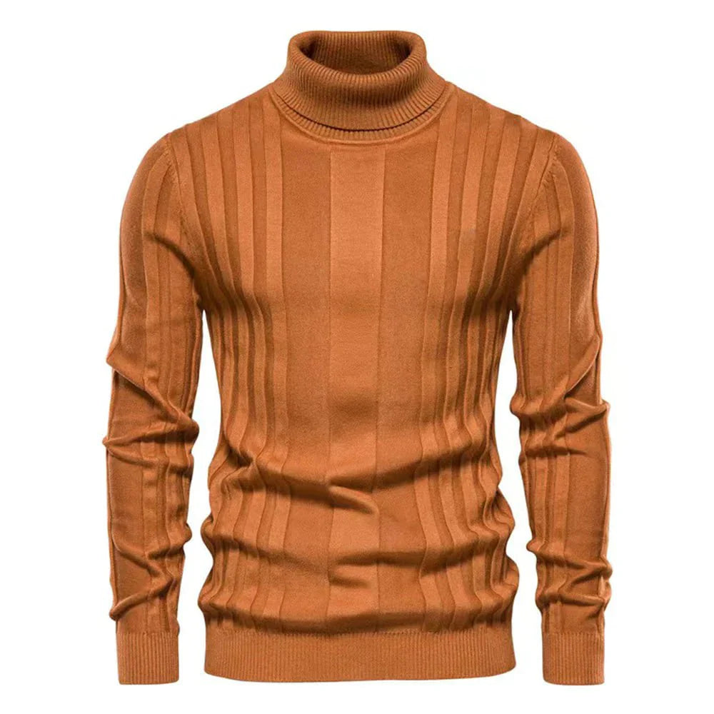 Pull à col roulé slim pour hommes