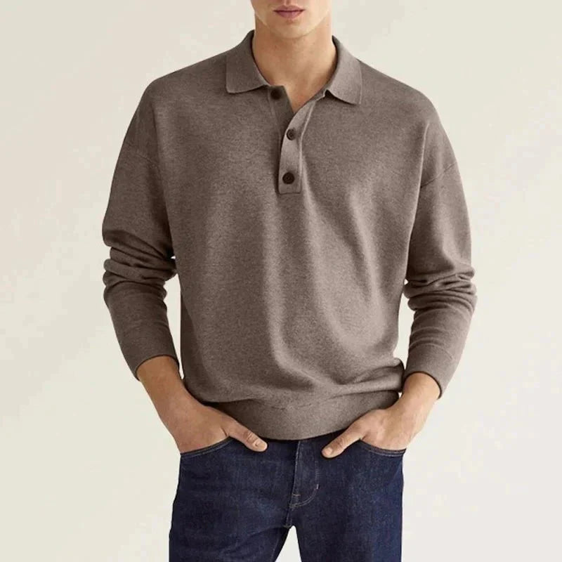 Pull classique avec col pour hommes