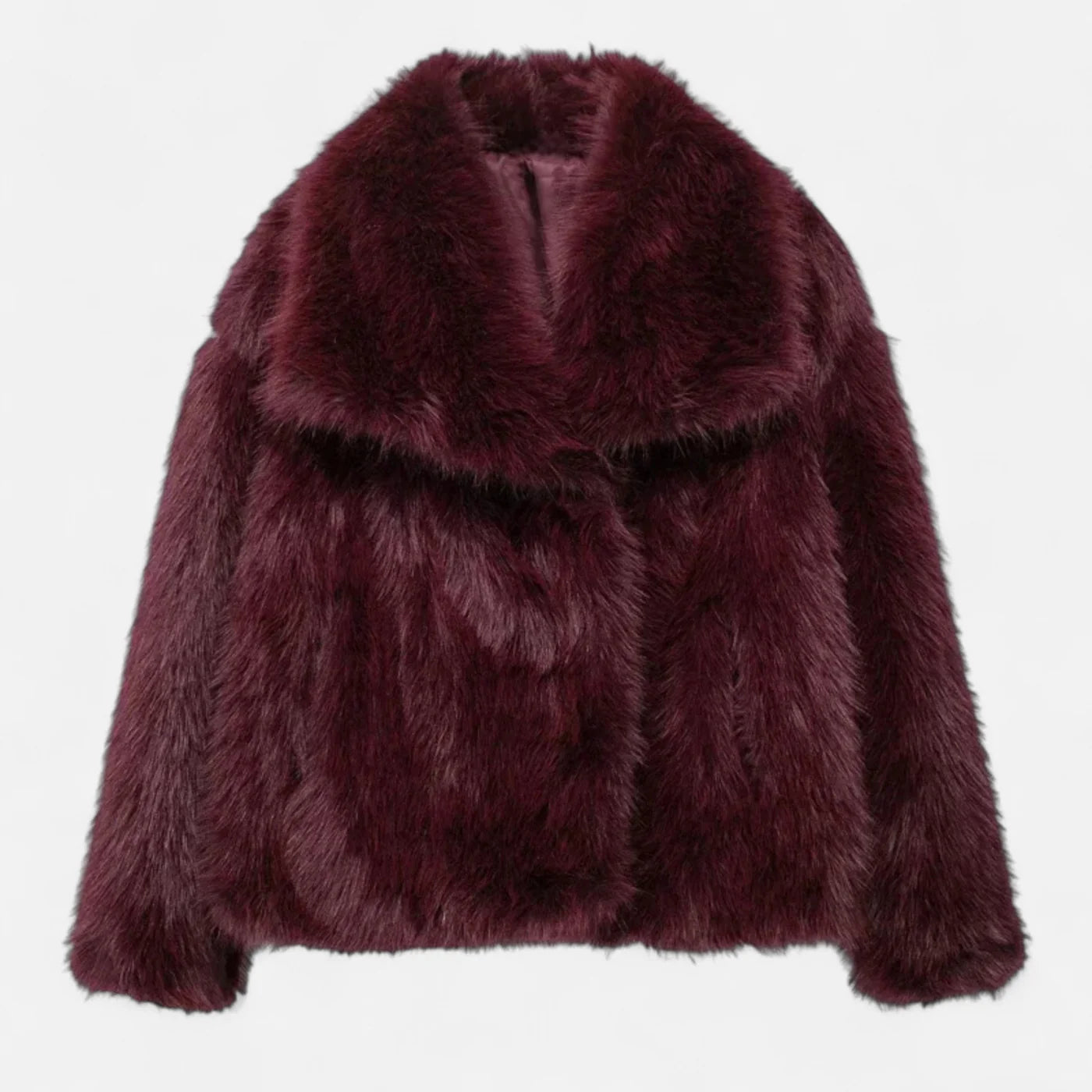 Manteau d’Hiver femme en fausse fourrure douce