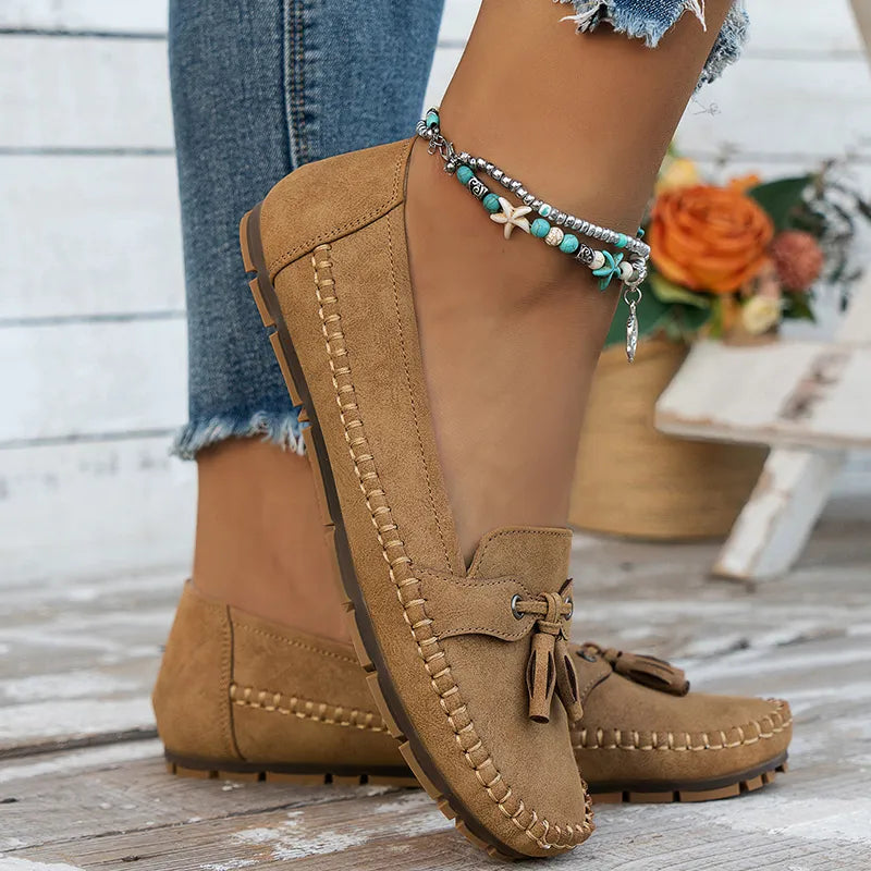 Mocassins femme élégants confortables style décontracté