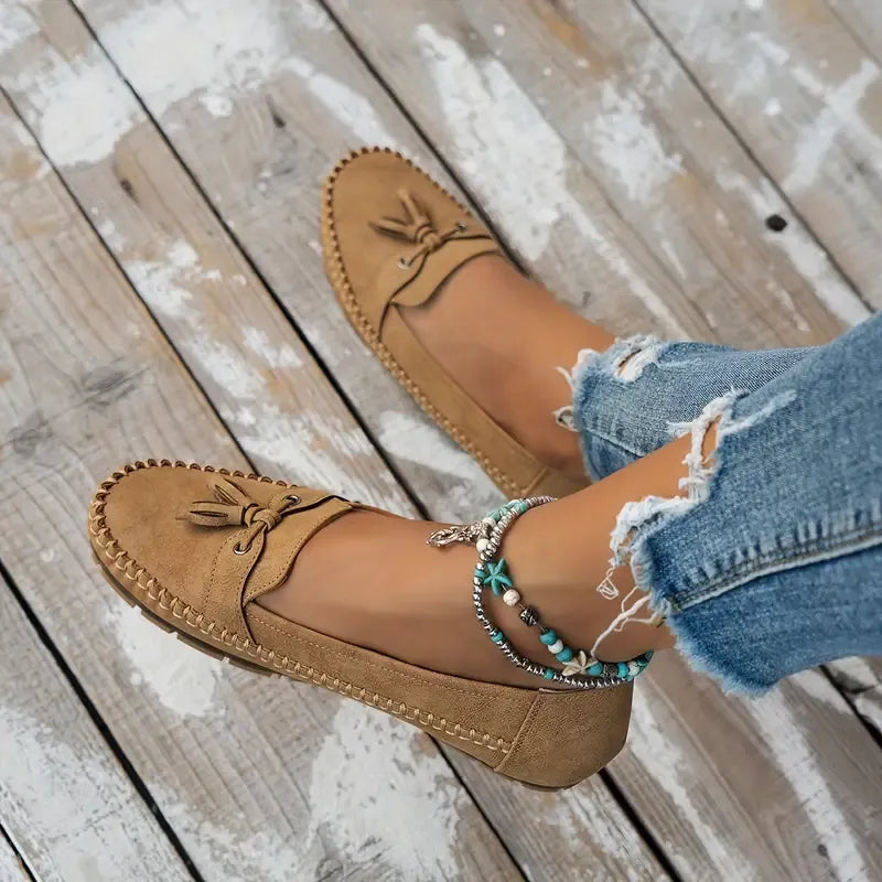 Mocassins femme élégants confortables style décontracté